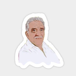 Portrait of García Marquez Sticker